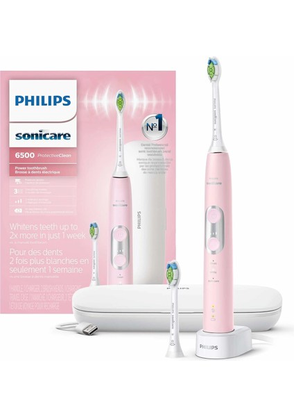 Sonicare Protectorclean 6500 Şarjlı Elektrikli Diş Fırçası - Pembe