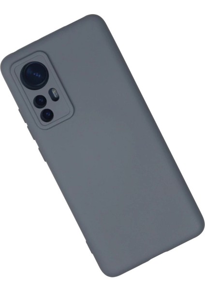 Xiaomi Mi 12 Kılıf Nano Içi Kadife Silikon - Gri fiyatları