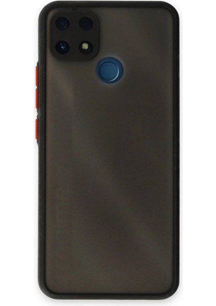 Realme C25 Kılıf Montreal Silikon Kapak - Siyah