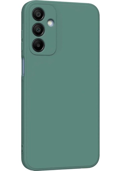 Samsung Galaxy A25 5g Kılıf First Silikon - Koyu Yeşil