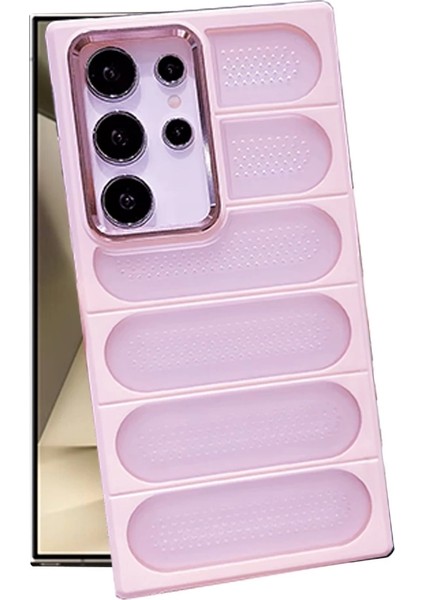 Samsung Galaxy S24 Ultra Kılıf Airmax Silikon Kapak - Pembe