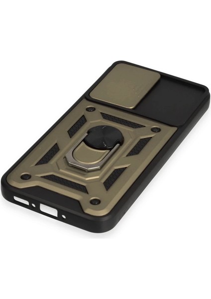 Samsung Galaxy A54 5g Kılıf Pars Lens Yüzüklü Silikon - Gold indirimleri