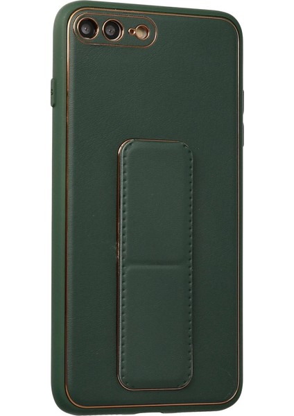 Iphone 7 Plus Kılıf Coco Deri Standlı Kapak - Yeşil fiyatları
