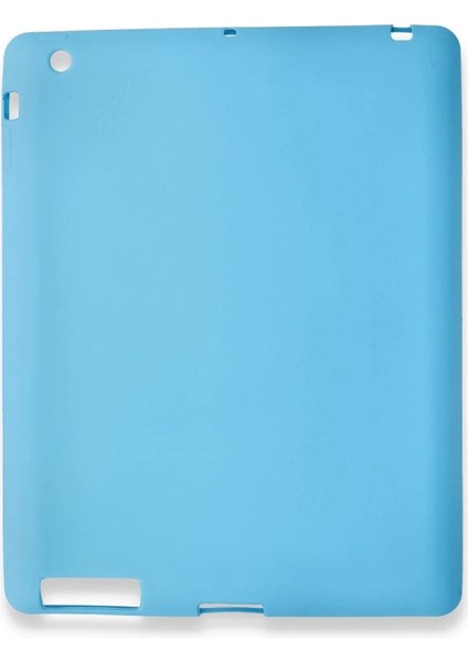 Ipad 4 9.7 Kılıf Evo Tablet Silikon - Mavi