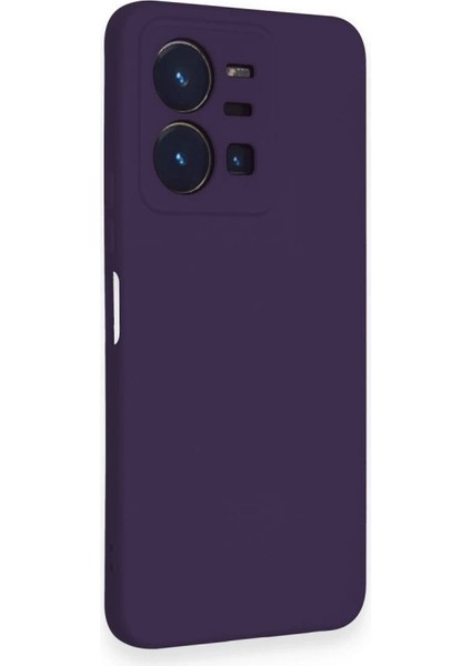 Vivo Y35 Kılıf Nano Içi Kadife Silikon - Mor fiyatları
