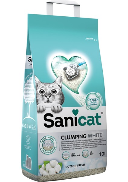 Clumping Cotton Fresh Topaklanan Kedi Kumu 10lt