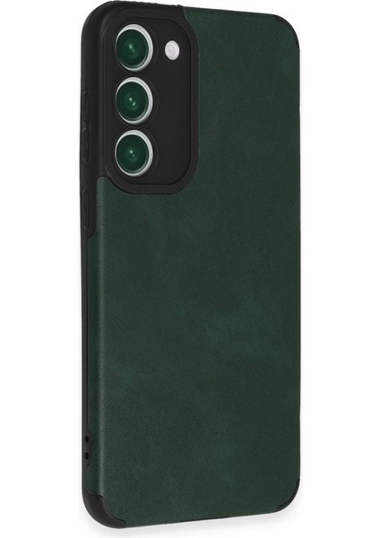 Samsung Galaxy S23 Plus Kılıf Loop Deri Silikon - Yeşil fiyatları