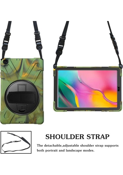 Samsung Galaxy T510 Tab A 10.1 Kılıf Amazing Tablet Kapak - Kamuflaj fiyatları