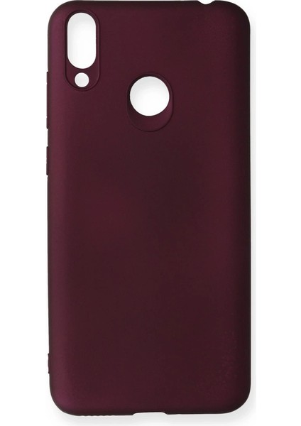 Huawei Honor 8c Kılıf First Silikon - Mürdüm