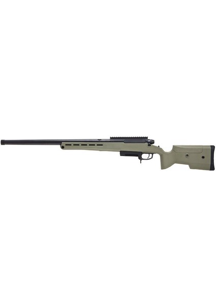 TAC-41P Classic Polimer Dipçik Sniper Bolt Action Airsoft Tüfek – Yeşil (SBA-T41P-OD)