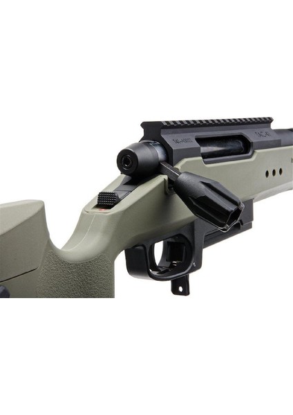 TAC-41P Classic Polimer Dipçik Sniper Bolt Action Airsoft Tüfek – Yeşil (SBA-T41P-OD)