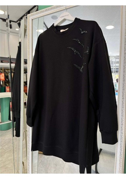 Vatkatex Oysho Taşlı Tunik - Siyah - 44