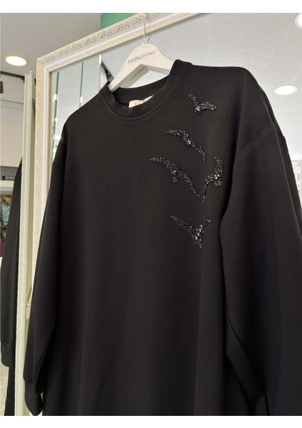 Vatkatex Oysho Taşlı Tunik - Siyah - 44 modelleri