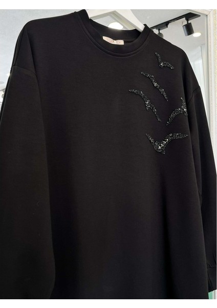 Vatkatex Oysho Taşlı Tunik - Siyah - 44 fırsatları