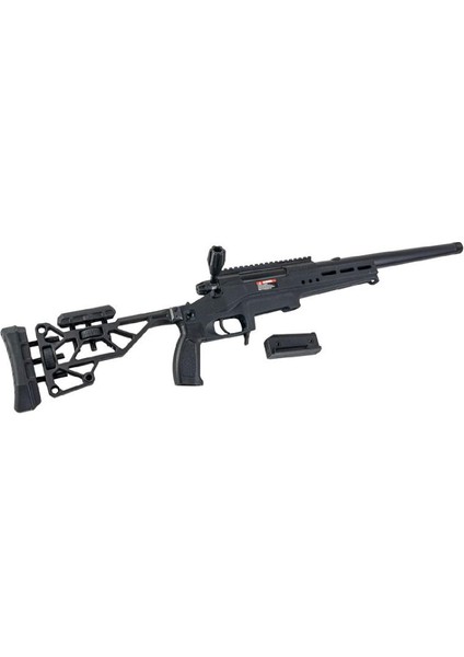 Tac 41 Ls Lite Sport Version Chassis & Katlanır Dipçik Airsoft Bolt Action Tüfek (Siyah)