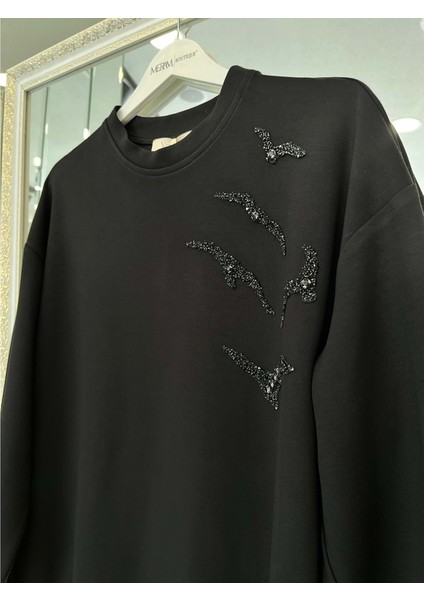 Vatkatex Oysho Taşlı Tunik - Siyah - 44 indirimleri