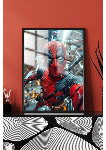 Deadpool 2 Çerçeveli Metal Poster Tablo modelleri