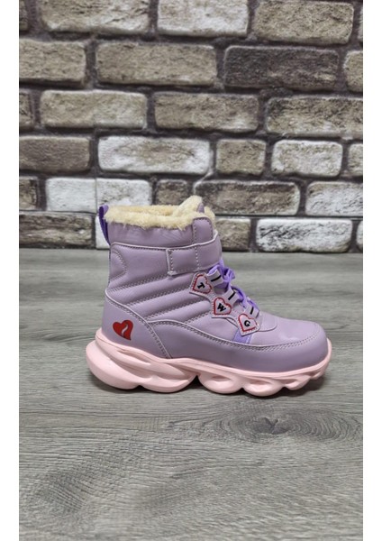 Içi Kürklü Kaydırmaz Kauçuk Taban Su Geçirmez Işıklı Çocuk Botu fiyatları