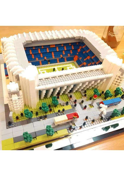 Futbol Stadyumu Yapı Taşları Setleri, Futbol Mimarisi - 3500+ Parça - Beyaz modelleri