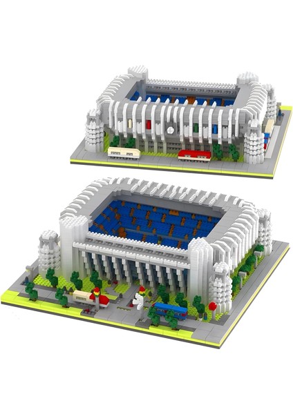 Futbol Stadyumu Yapı Taşları Setleri, Futbol Mimarisi - 3500+ Parça - Beyaz fırsatları