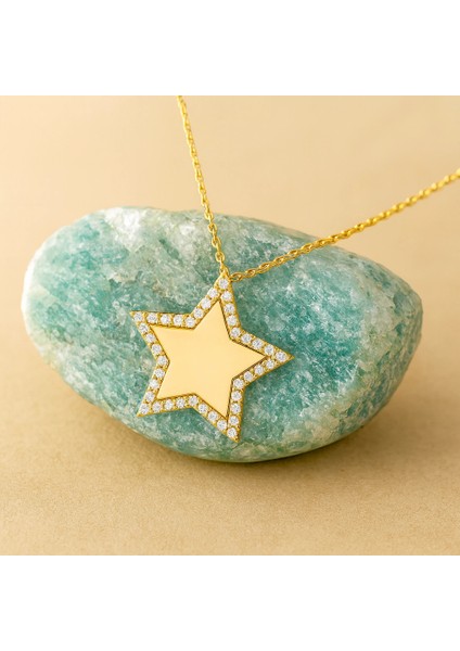 14 Ayar Altın Yıldız Kolye, Özel Tasarım ve Kişiye Özel Altın Takı