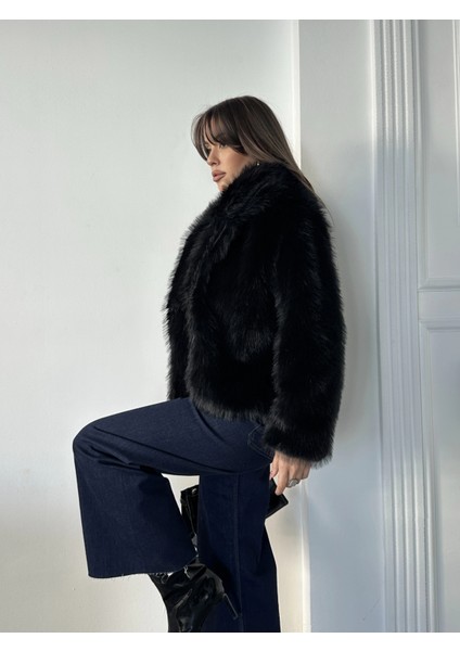 Siyah Şal Yaka Kürk Ceket fırsatları