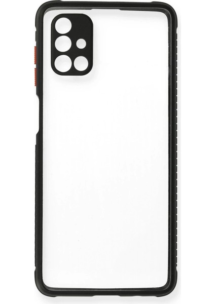 Samsung Galaxy M51 Kılıf Miami Şeffaf Silikon - Siyah fiyatları