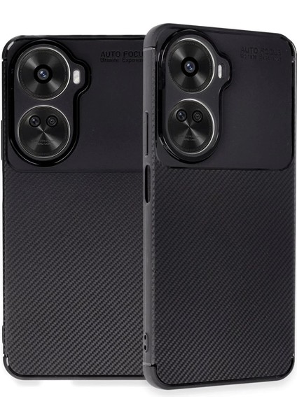 Huawei Nova 12 Se Kılıf Auto Focus Karbon Kapak - Siyah modelleri