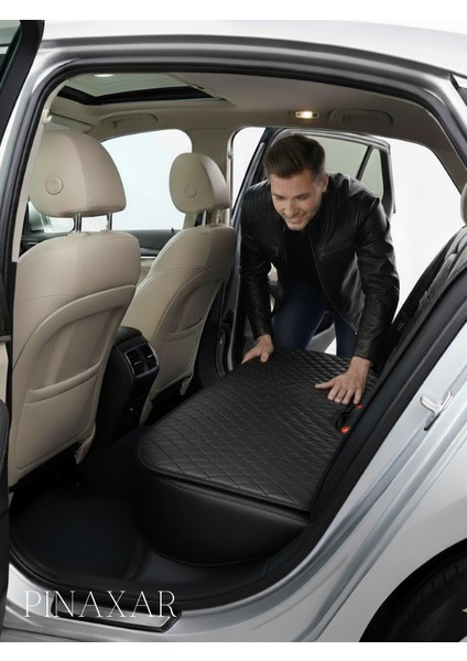 Mercedes S W221 2006-2013 - Long Ön ve Arka Takım Koltuk Minderi Siyah Deri Siyah Dikis modelleri