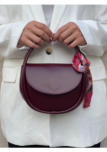 Armoni Model Fularlı Kadın El ve Omuz Çantası