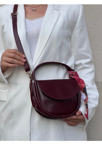 Armoni Model Fularlı Kadın El ve Omuz Çantası modelleri