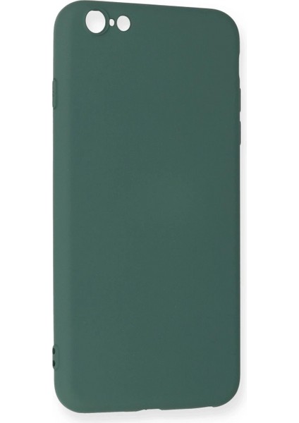 Ieg iPhone 6 Plus Kılıf Nano Içi Kadife Silikon - Koyu Yeşil modelleri