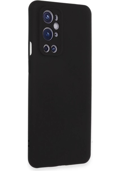 One Plus 9 Pro Kılıf Nano Içi Kadife Silikon - Siyah