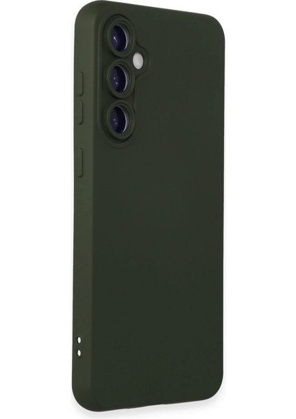 Samsung Galaxy S24 Kılıf Nano Içi Kadife Silikon - Koyu Yeşil fiyatları