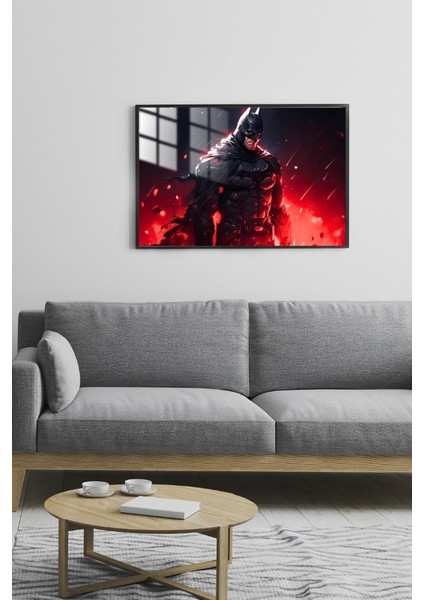Batman Süper Kahraman Çerçeveli Metal Poster Tablo fiyatları