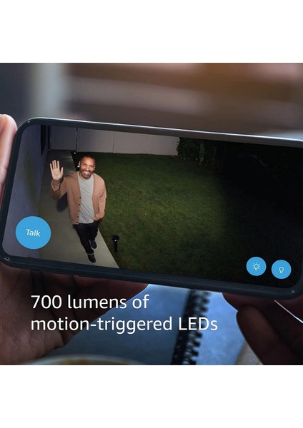 Outdoor Kablosuz Floodlight (3. Nesil) 1 Kamera - Siyah modelleri