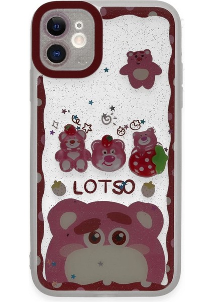 Iphone 11 Kılıf Sweet Desenli Silikon Kapak - Pembe