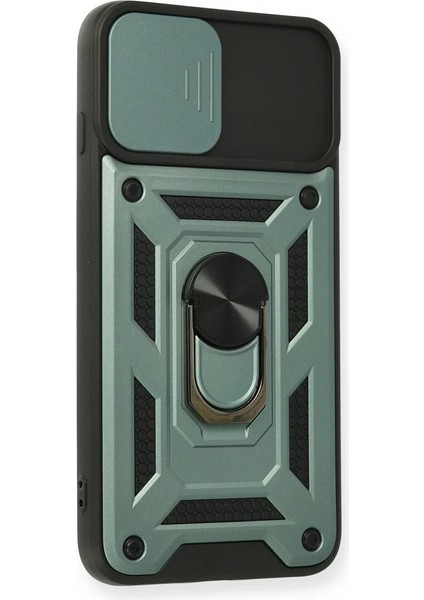 Iphone 7 Plus Kılıf Pars Lens Yüzüklü Silikon - Yeşil fiyatları