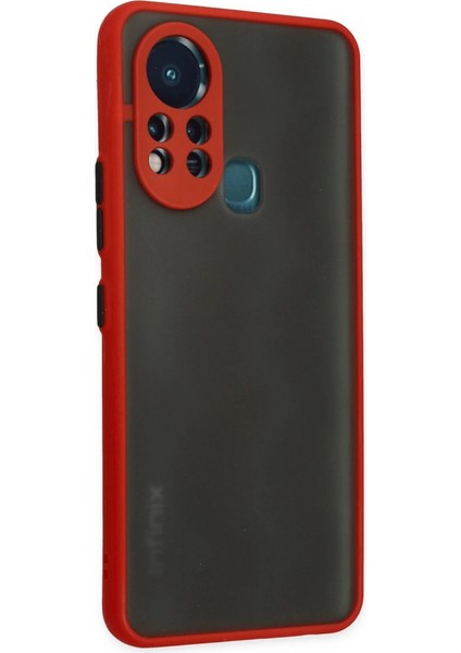 Infinix Hot 11S Kılıf Montreal Silikon Kapak - Kırmızı fiyatları