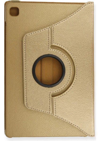 Samsung Galaxy T500 Tab A7 10.4 Kılıf 360 Tablet Deri Kılıf - Gold fiyatları