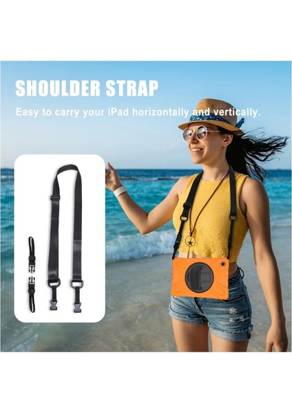 Samsung Galaxy T220 Tab A7 Lite 8.7 Kılıf Amazing Tablet Kapak - Turuncu fırsatları