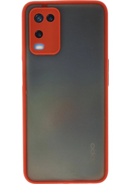 Oppo A54 4g Kılıf Montreal Silikon Kapak - Kırmızı