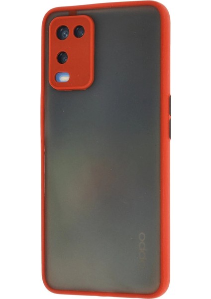 Oppo A54 4g Kılıf Montreal Silikon Kapak - Kırmızı modelleri