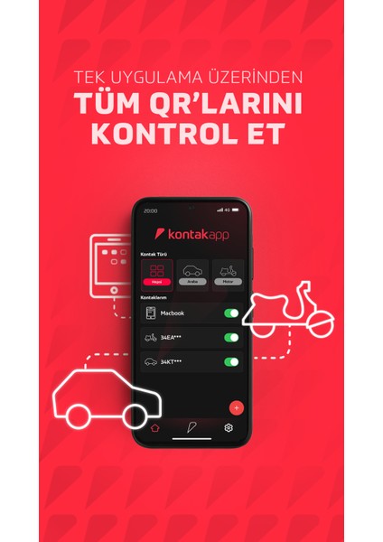 Yeni Nesil Araç Numaratörü - Numara Gizleyen Numaratör - QR Kodlu Araç Etiketi - Dijital Araç QR’ı - Araç İçi Yapışkan Numaratör - 0850 üzerinden iletişim 2'li Paket