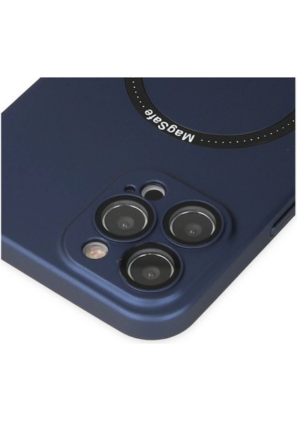 Iphone 12 Pro Kılıf Jack Magneticsafe Lens Silikon - Lacivert fırsatları