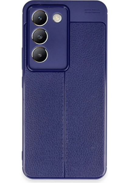 Vivo V30 Lite 4g Kılıf Auto Focus Kapak - Lacivert modelleri