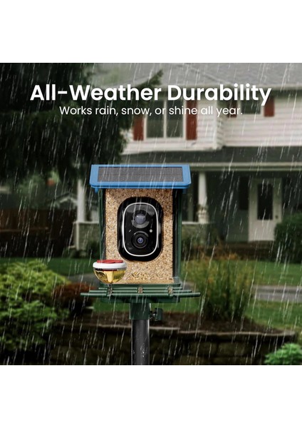 Kamera, Güneş Enerjili 2k Hd Video - Mavi fiyatları