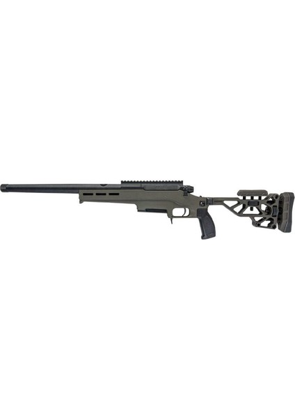 Tac 41 Ls Lite Sport Version Chassis & Katlanır Dipçik Airsoft Bolt Action Tüfek Yeşil (Od)
