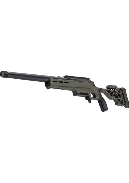 Tac 41 Ls Lite Sport Version Chassis & Katlanır Dipçik Airsoft Bolt Action Tüfek Yeşil (Od)