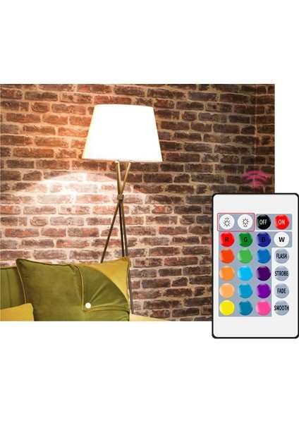 Rgb LED Lamba Ampul Uzaktan Kumandalı Dimmerli fiyatları